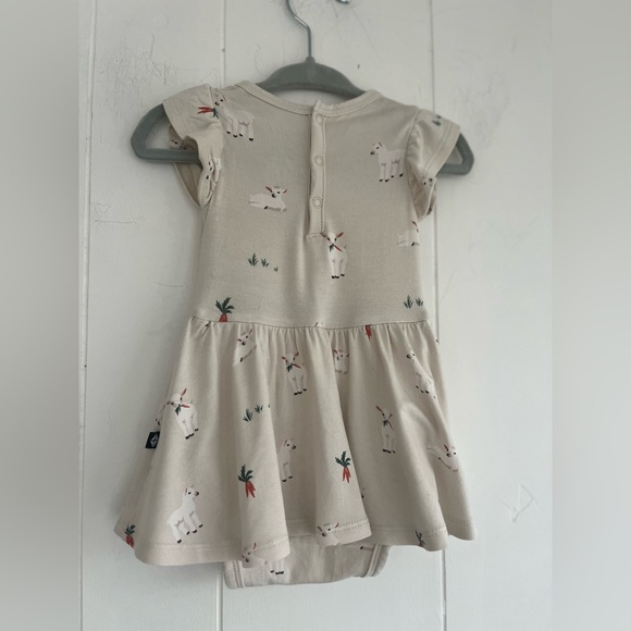 Kyte Baby Twirl Bodysuit Dress Bamboo Easter Goats Size 3-6 Months - Picture 8 of 14